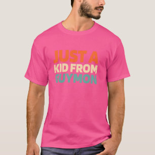 T-shirt Retro Us City American Juste Un Enfant D'Oklahoma 