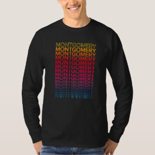 T-shirt Retro Usa Colorful City Nostalgery Montgomery