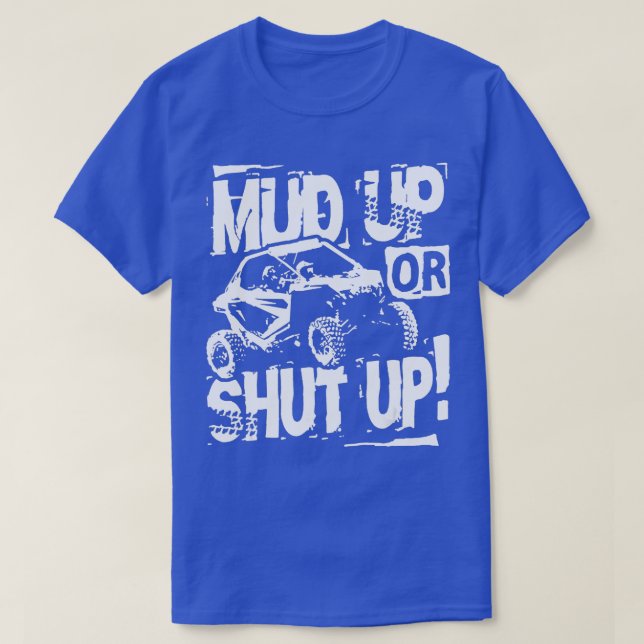 T-shirt Rétro UTV SXS Rider Mud Up ATV hors route SXS (Design devant)
