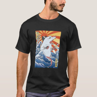 T-shirt Retro Vaporwave Kanagawa Possum