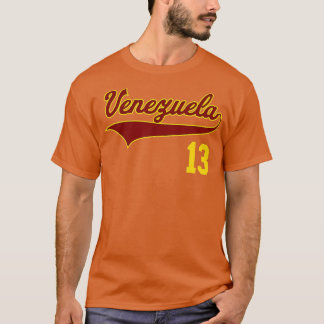 T-shirt Retro Venezuela Baseball Vinotinto Beisbol 13
