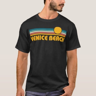 T-shirt Retro Venice Beach California Sunset