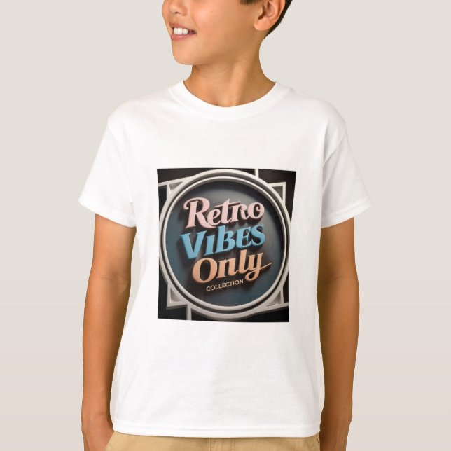T-shirt Retro Vibes Only (Devant)