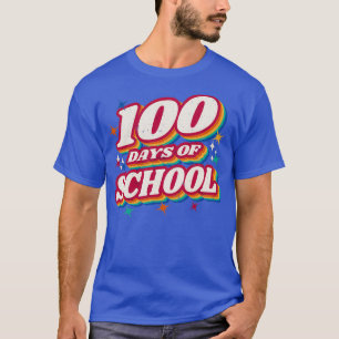 T-shirt Rétro Vintage 100 jours d'école