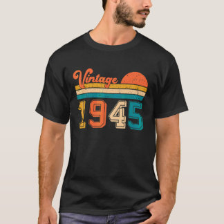 T-shirt Retro Vintage 1945 1