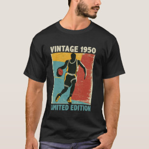 T-shirt Rétro Vintage 1950 Amateur de Basket-ball Édition