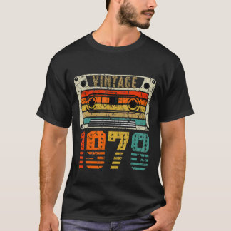 T-shirt Retro Vintage 1978 45e anniversaire