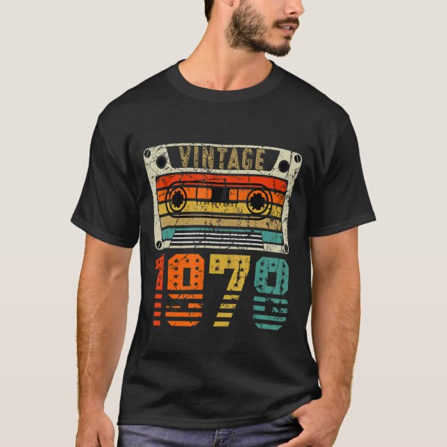 T-shirt Retro Vintage 1978 45e anniversaire (Devant)