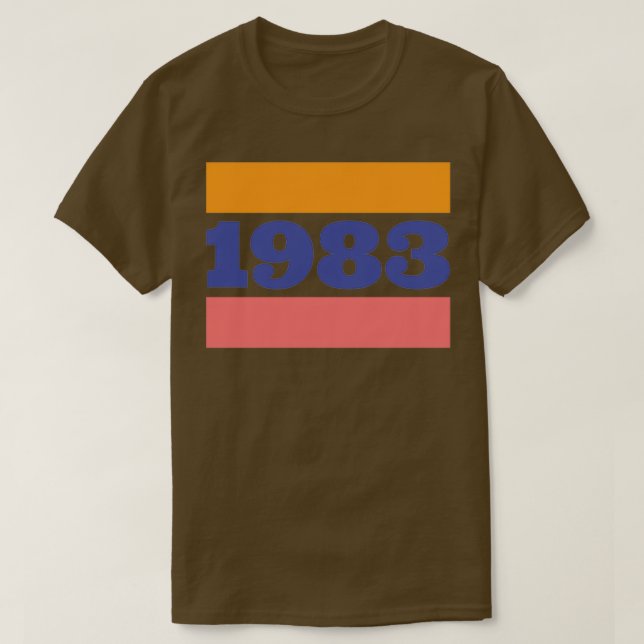 T-shirt Rétro Vintage 1983 (Design devant)