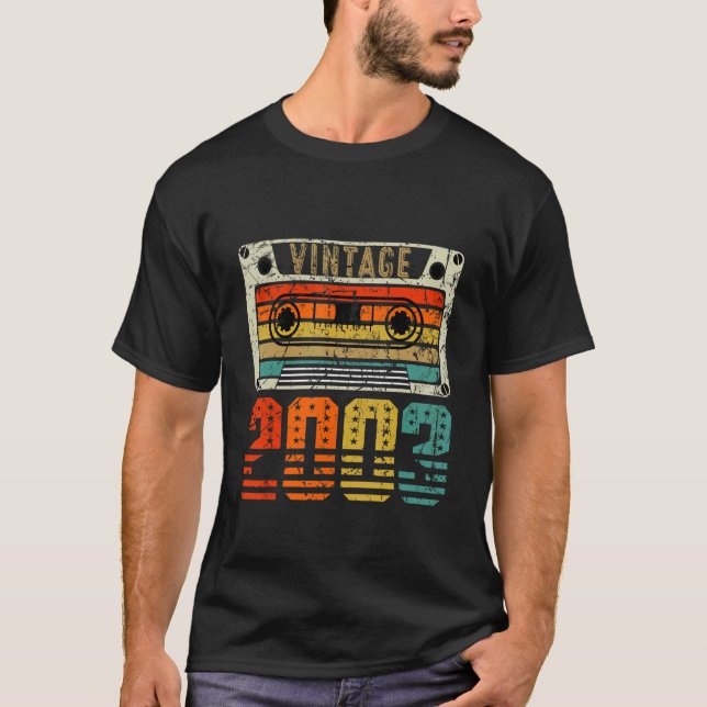 T-shirt Retro Vintage 2003 19e anniversaire (Devant)