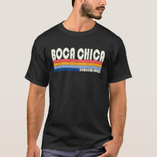 T-shirt Rétro Vintage années 70 80 Boca Chica, République 