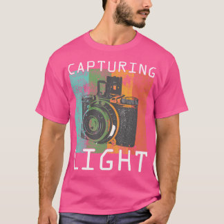 T-shirt Rétro Vintage Appareil Photo Amateur de Lumière Ph