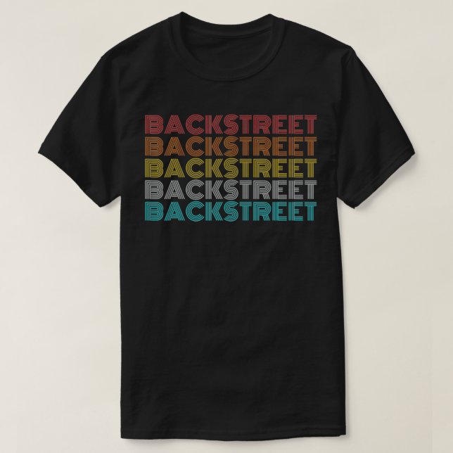 T-shirt Retro Vintage Backstreet  (Design devant)