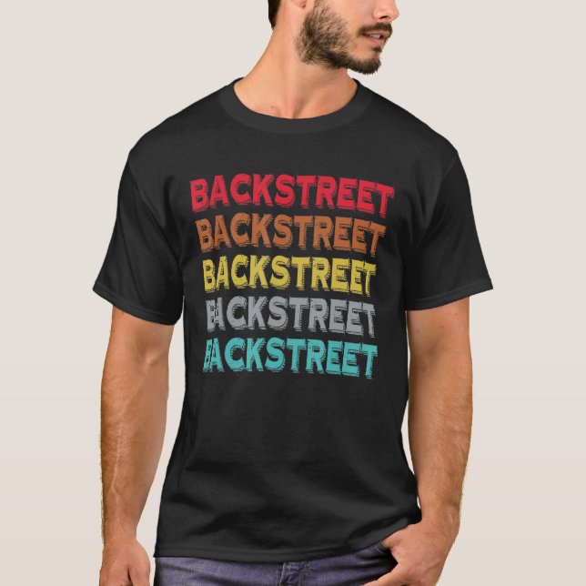 T-shirt Rétro Vintage Backstreet 2 (Devant)