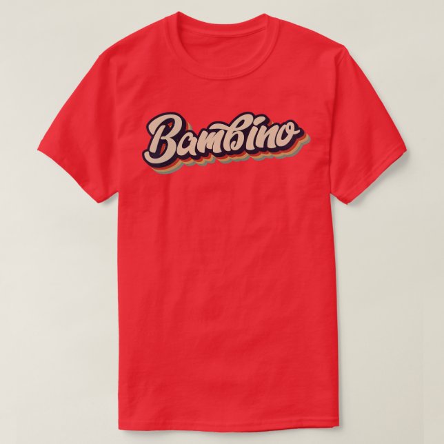 T-shirt Rétro Vintage Bambino (Design devant)