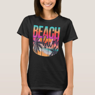 T-shirt Rétro Vintage Beach Bum Beach Vacances été