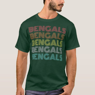 T-shirt Retro Vintage Bengals Triblend
