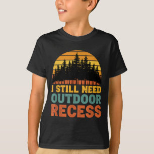 T-shirt Rétro vintage besoin de récréation en plein air dr
