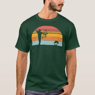 T-shirt Retro Vintage BowFishing Bowpêcheur Arrow Bow Wi-F