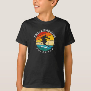 T-Shirt Rétro Vintage Breckenridge Colorado