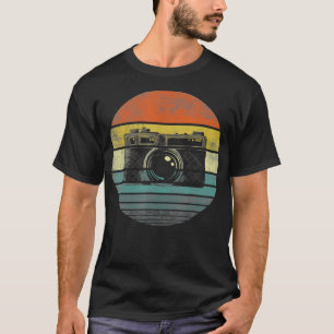 T-shirt Retro Vintage Camera Photography Lover Photographe