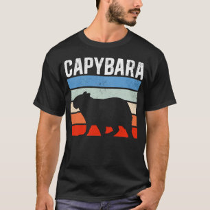 T-shirt Retro Vintage Capybara Cute Animal