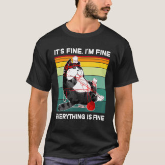 T-shirt Rétro Vintage C'est Bon Je Suis Bien Tout Va Bien