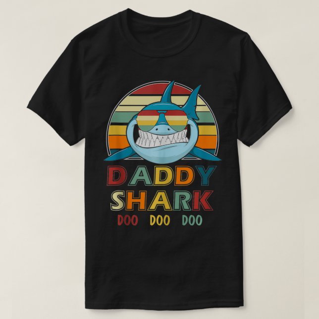 T-shirt Retro Vintage Daddy Cadeau Pour Père (Design devant)
