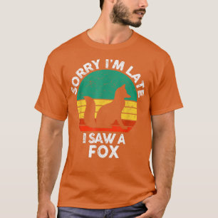 T-shirt Retro Vintage Désolé Je N'Ai Pas Vu Un Fo