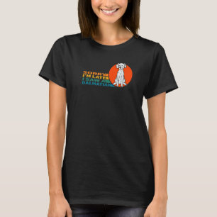 T-shirt Retro Vintage Désolé Je suis en retard vu un chien