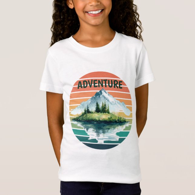 T-Shirt Rétro Vintage Extérieur (Devant)