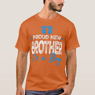 T-shirt Retro Vintage Genre Révèle Fier Nouveau Frère C'es