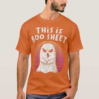 T-shirt Retro Vintage Ghost Ceci Est Bosheet Costume Hall