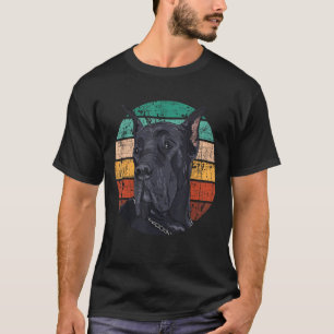 T-shirt Retro Vintage Great Dane - Amoureux des chiens Pet