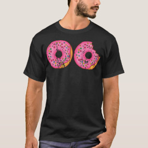T-shirt Retro Vintage Grunge Style Donuts dessert annivers