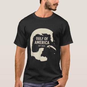 T-shirt Retro Vintage Gulf Of Us America 2025 American Fla