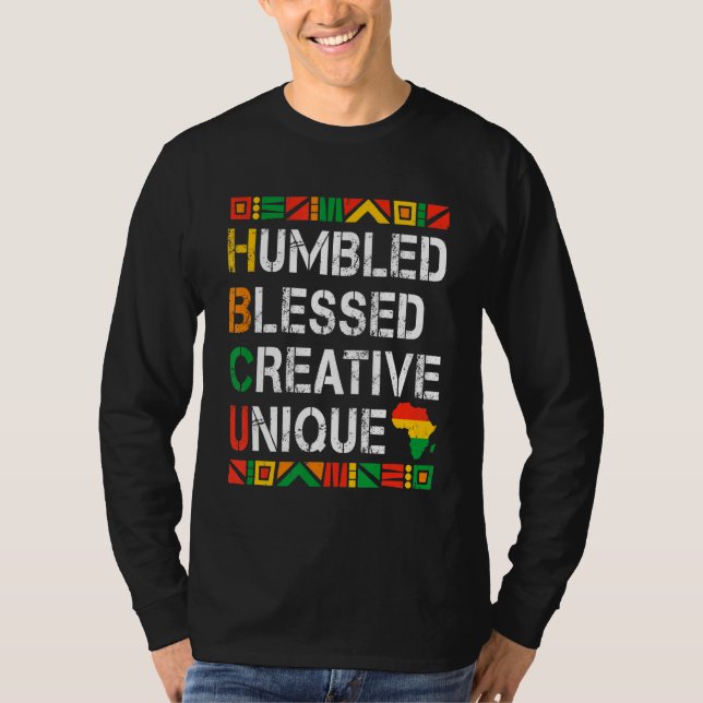 T-shirt Rétro Vintage Hbcu Humbled Creative Unique (Devant)