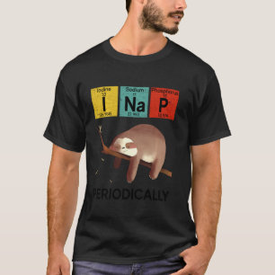 T-shirt Retro Vintage I Nap Périodiquement drôle Sloth Che