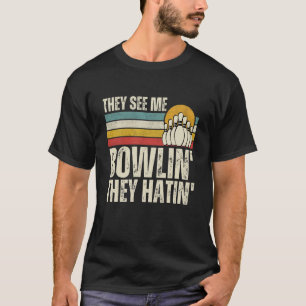 T-shirt Retro Vintage Ils Me Voient Rollin' Ils Hatin'