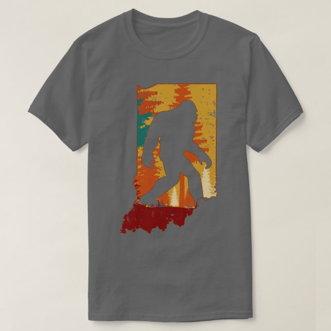 T-shirt Retro Vintage Indiana (Design devant)