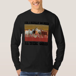 T-shirt Rétro Vintage J'ai Vraiment Besoin De Toutes Ces C