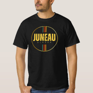 T-shirt Retro vintage Juneau City État de l'Alaska les ann