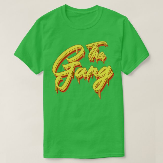 T-shirt Retro Vintage La Gang (Design devant)