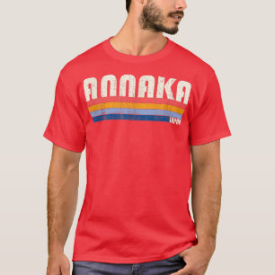 T-shirt Retro Vintage les années 70 80s Style Annaka, Japo