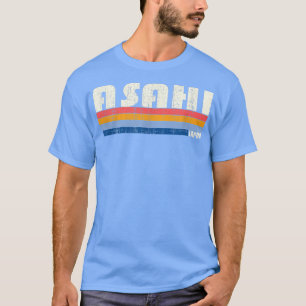 T-shirt Retro Vintage les années 70 80s Style Asahi, Japon