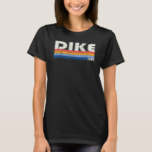 T-shirt Retro Vintage les années 70 80s Style Dike Iowa
