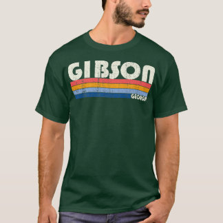T-shirt Retro Vintage les années 70 80s Style Gibson, GA10