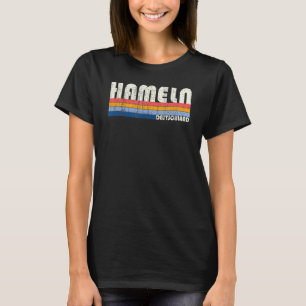 T-shirt Retro Vintage les années 70 80s Style Hameln, Deut