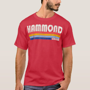 T-shirt Retro Vintage les années 70 80s Style Hammond Loui