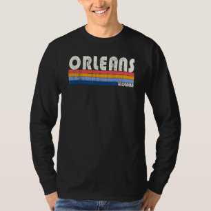 T-shirt Retro Vintage les années 70 80s Style Orléans Indi
